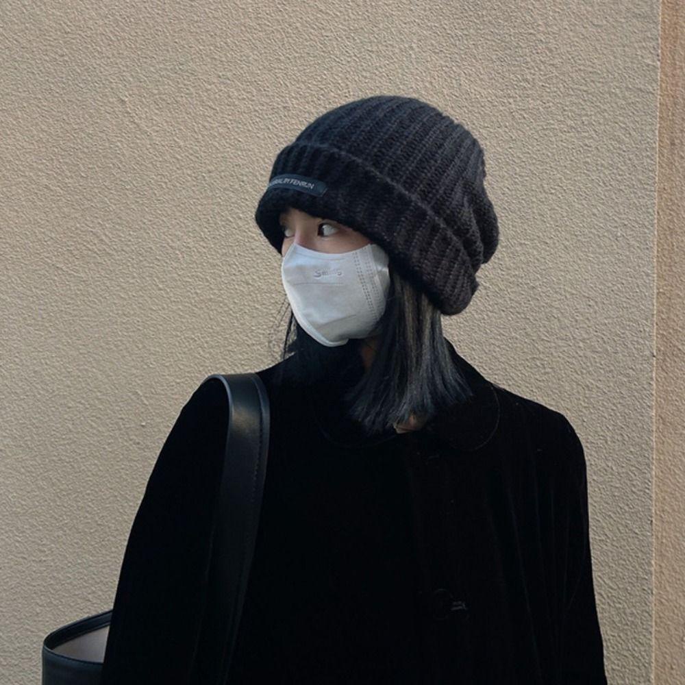 Nón Len Trùm Đầu In Chữ Phong Cách Hàn Quốc Đơn Giản Thời Trang 2Lilife