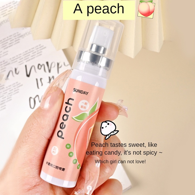 Sundday Hương Đào Tươi Răng Miệng Sảng Khoái Răng Miệng Di Động Lâu Dài Chăm Sóc Răng Miệng 22Ml FATE1