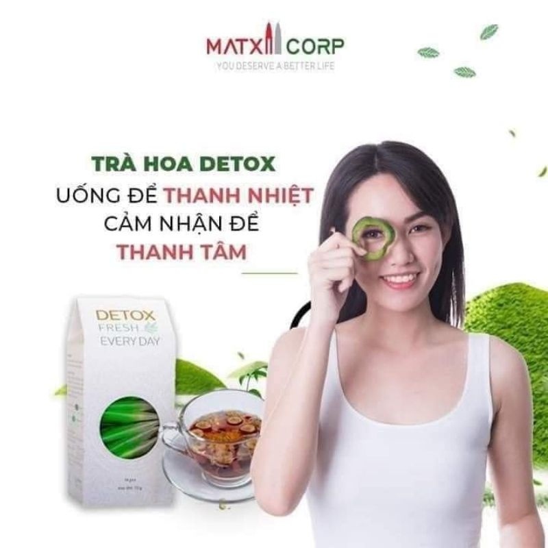 Trà Hoa Detox Fresh Every Day 14 Gói Chính Hãng