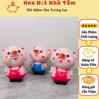 Heo đất,Lợn đất,Ống heo tiết kiệm tễu yếm cute size nhỏ