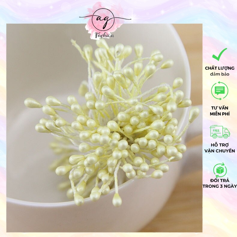 Túi 150 nhị hoa giả dùng để trang trí bánh/ tiệc cưới/ nhà cửa AG.FASHION