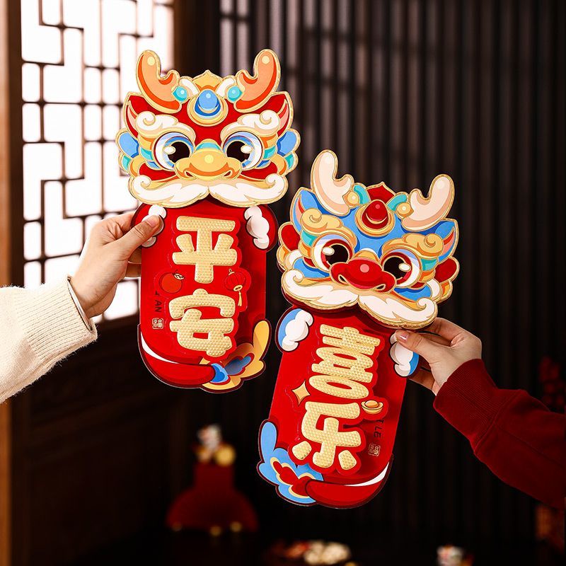 Miếng Dán Trang Trí Cửa Họa Tiết Hoạt Hình Năm Mới 2024 3d Độc Đáo