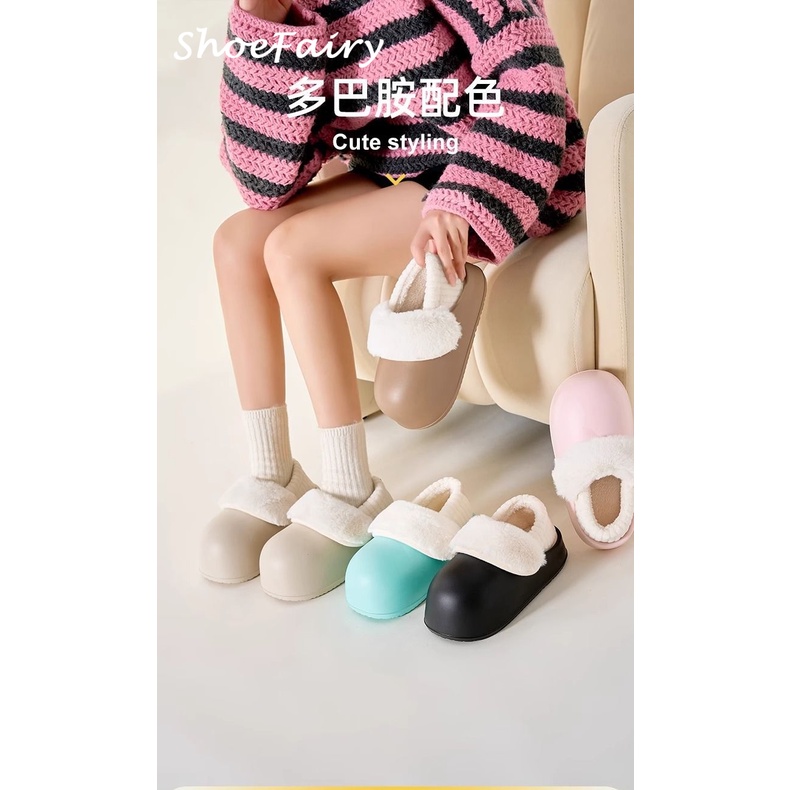 ShoeFairy  dép lông dép bông Đế Dày dép quai hậu đế cao 2023 hot trend Thiết kế độc đáo Chất liệu tốt Tự nhiên Tinh tế FMR23B0KWY 46Z231115