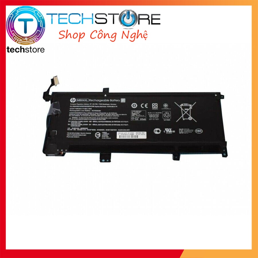 Pin Laptop HP Envy X360, 15-aq000, 15-ar000, Envy 6 m6-aq000, m6-ar000, MB04XL