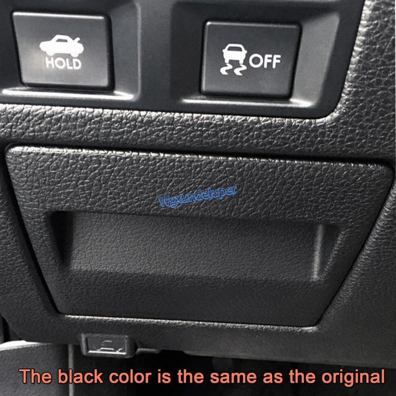 Khay Đựng Tiền Xu Bằng abs Màu Đen Cho subaru xv crosstrek forester outback legacy impreza wrx sti