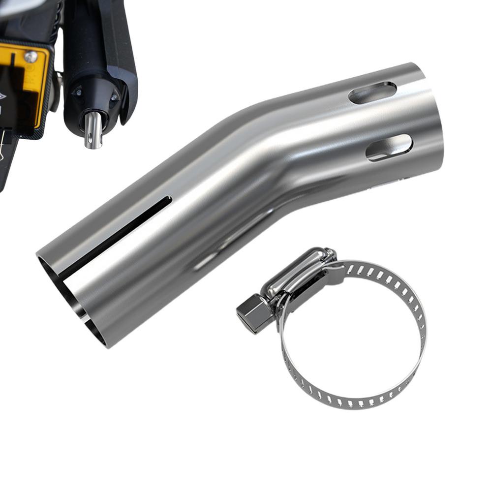 Ronxmor 1 Ống Pô Xả Khí Bằng Thép Không Gỉ Trang Trí Bảo Vệ Cho uhr pcx160 gsx250 cb400f