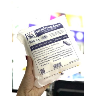 Gạc phẫu thuật ổ bụng 30x30cm x 6 lớp