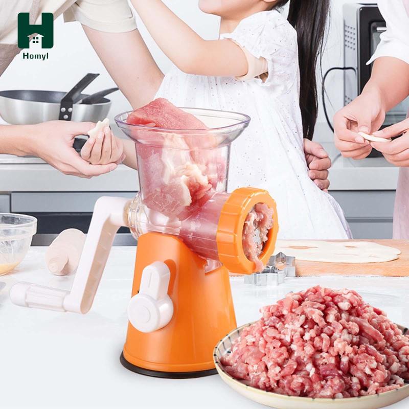 Máy xay thịt thủ công Đế hút trong 1 Máy xay thịt có thể tháo rời
