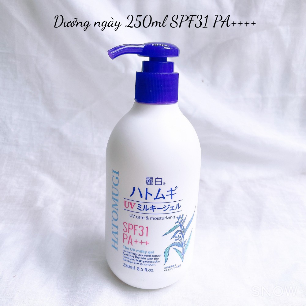 Sữa dưỡng thể chống nắng Hatomugi UV Milky Gel SPF31 PA +++