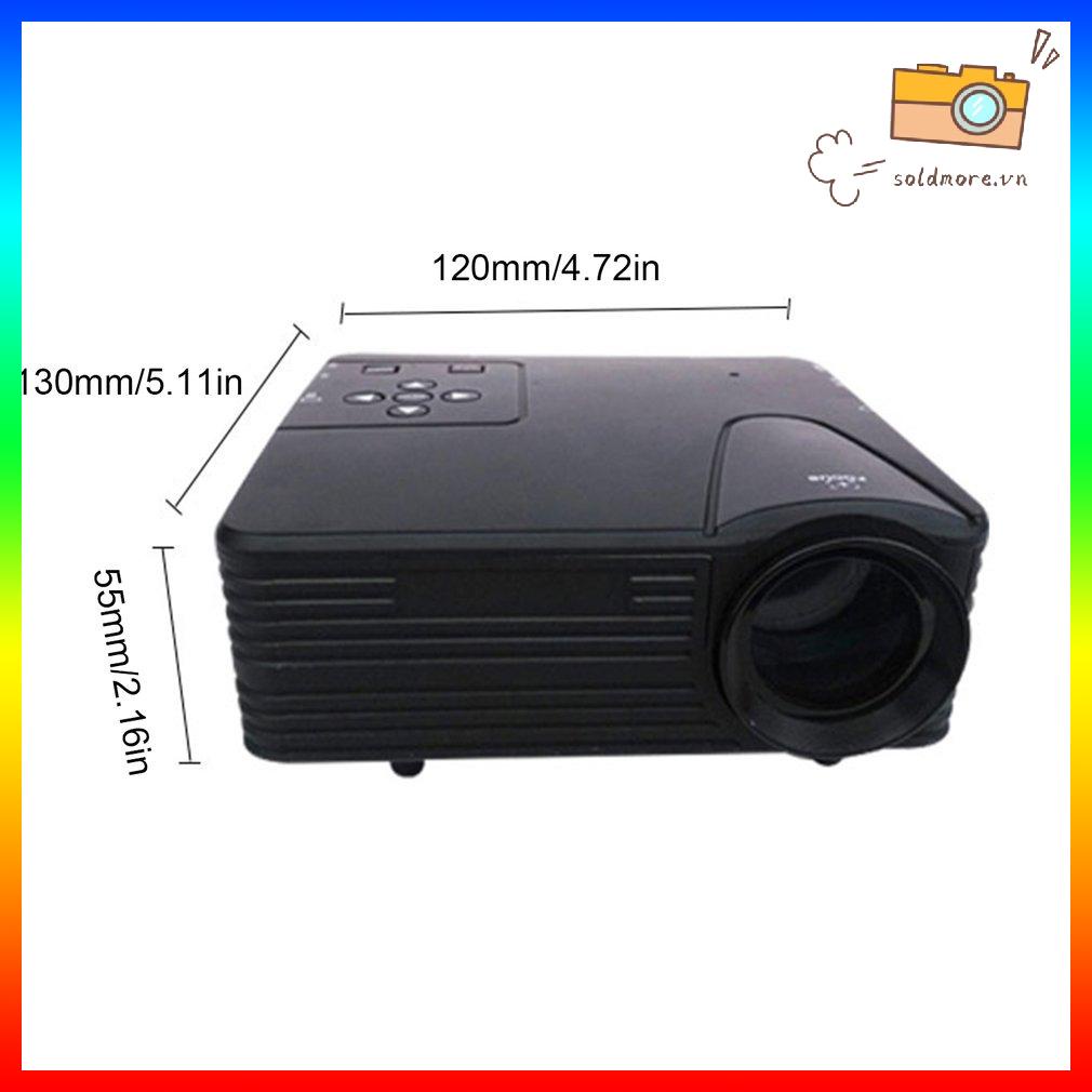 Máy chiếu H80 Mini cầm tay 640X480 Pixels Full HD Sáng hơn và rõ hơn