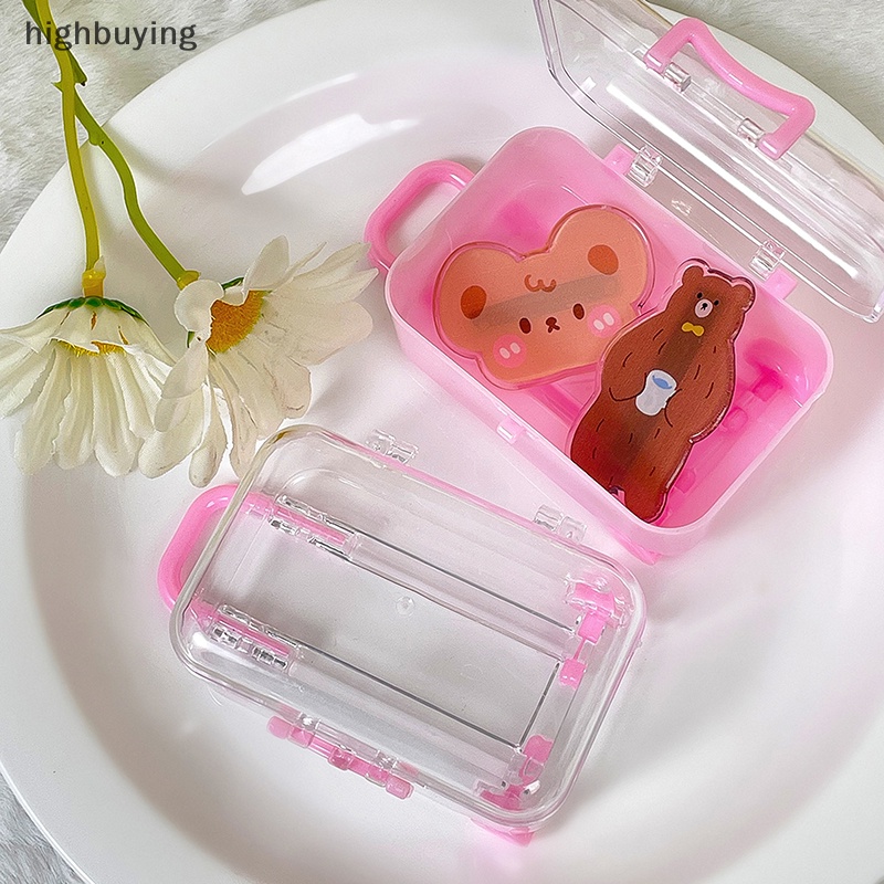 Hộp Đựng Trang Sức mini Chất Lượng Cao Phong Cách Hành Lý Mới