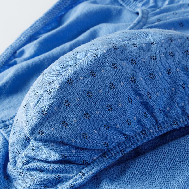 Ecmln Quần Lót cotton Thoáng Khí Họa Tiết Chấm Bi size xl-5xl Cho Nam