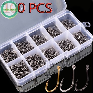 Parucutin set 100 Lưỡi Câu Cá Bằng Thép Cacbon Chất Lượng Cao