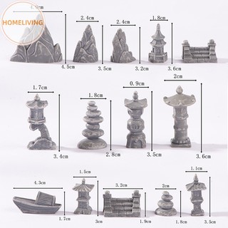 Mô Hình Tháp Đá mini Dùng Trang Trí Sân Vườn vn