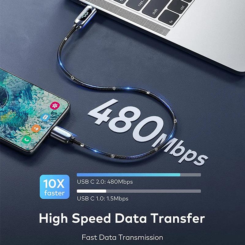 Baseus Cáp Sạc Nhanh pd 100w usb c Cho iphone15 promax xiaomi samsung macbook