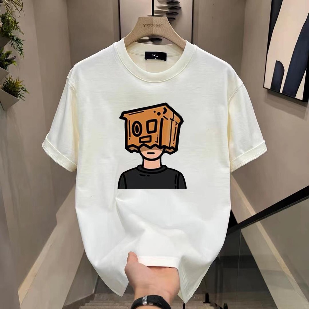 Áo Thun cotton Tay Ngắn Thời Trang Mùa Hè Sang Trọng Cho Nam