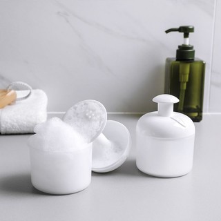 Cốc tạo bọt sữa rửa mặt chuyên dụng màu trắng 7.8x11cm