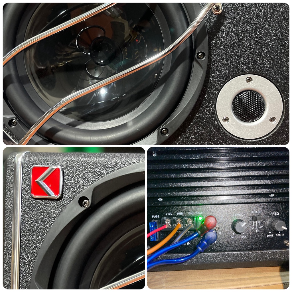 Loa Sub Hơi ô tô Siêu Trầm Công Suất Lớn 1200W 20HZ-250HZ KE1021APR Đẳng Cấp Độ Loa Xe Hơi Loa Bass Siêu Trầm