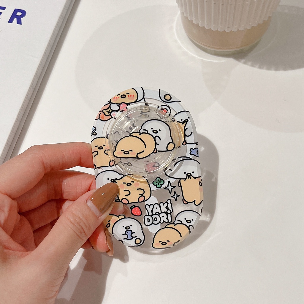 Giá Đỡ Điện Thoại / Máy Tính Bảng Bằng pc Họa Tiết Thỏ Hoạt Hình Dễ Thương