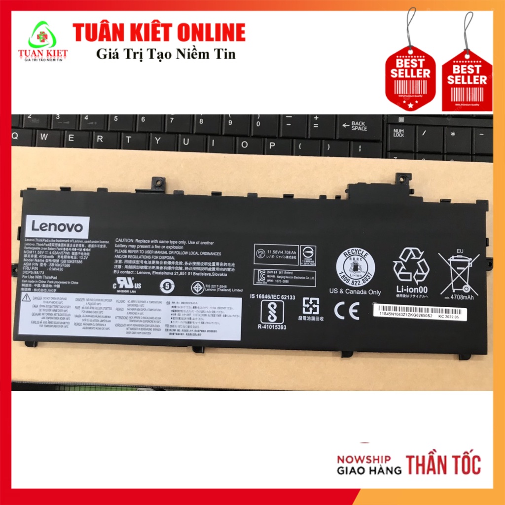 Pin Laptop Lenovo X1 Carbon Gen 5 gen 6 01AV429 01AV430 01AV431 01AV494 Battery
