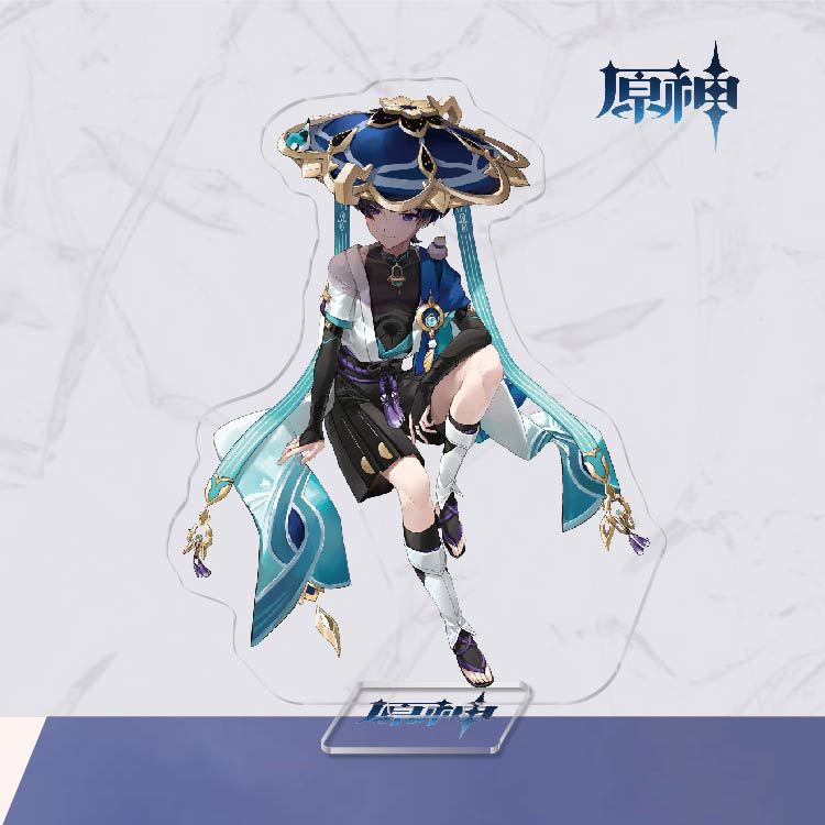 Mô hình Standee Genshin Impact Kunikuzushi Balladeer Scaramouche anime chibi acrylic standee trưng bày trang trí