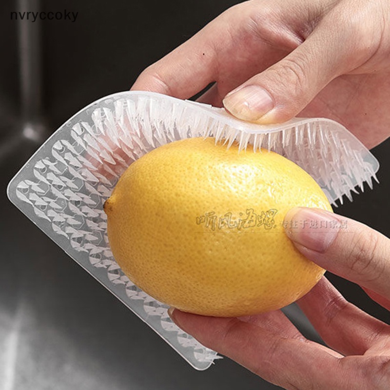 Bàn Chải Silicon Rửa Chén Đĩa Trái Cây Rau Củ Quả Cho Nhà Bếp vn