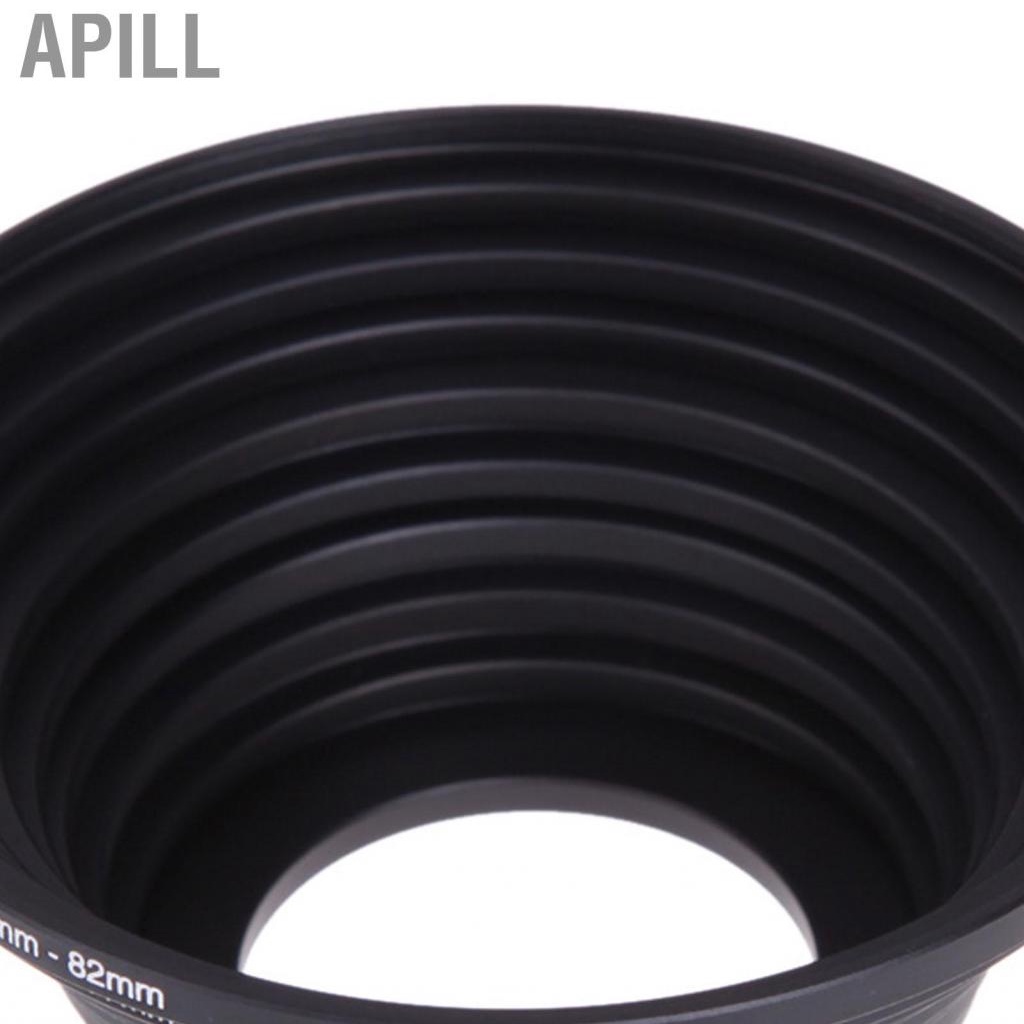 Apill 18 Piece Filter Ring Adapter Set All Metal Camera Lens Kit
