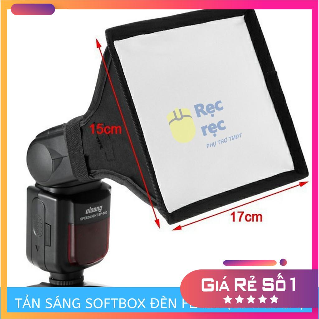 [Tặng túi đựng] 17x15 Tản sáng softbox đèn Flash