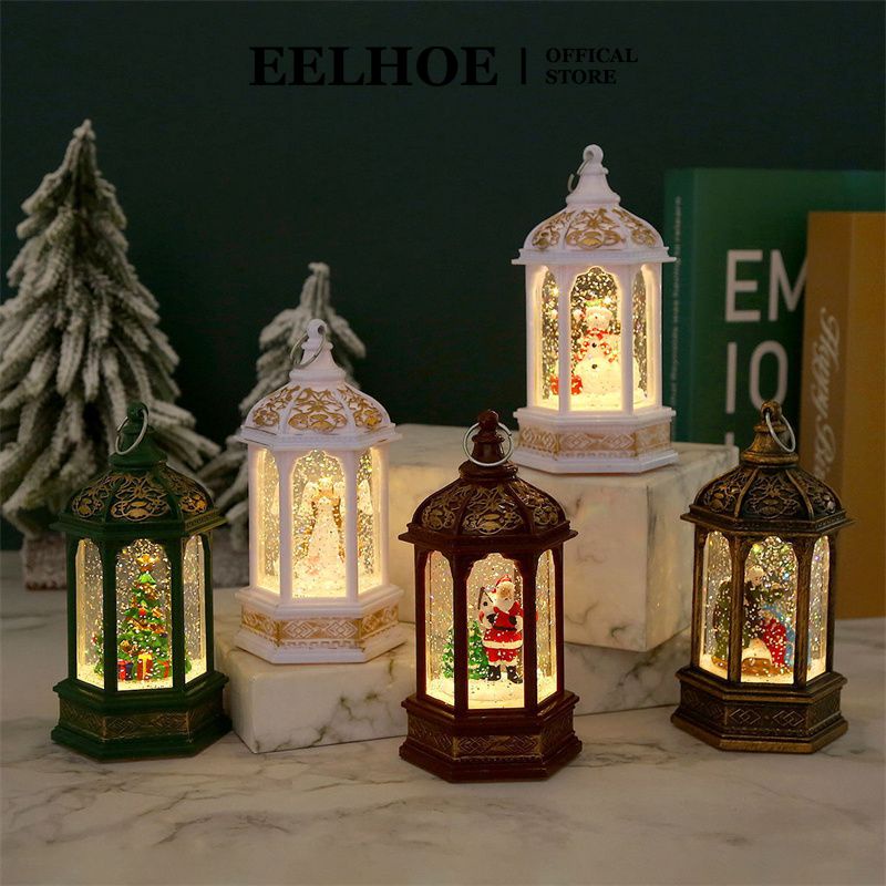 EELHOE Quà Tặng Ngày Lễ Đèn Dầu Nhỏ 226g Trang Trí Bàn Giáng Sinh Phổ Biến Trang Trí Giáng Sinh Trang Trí Máy Tính Để Bàn Đẹp Xu Hướng Trang Trí Nhà Ngày Lễ Quà Tặng Giáng Sinh miiki_vn