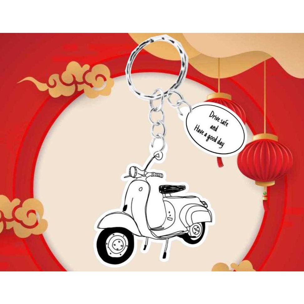 Móc khóa Drive Safe -lái xe an toàn