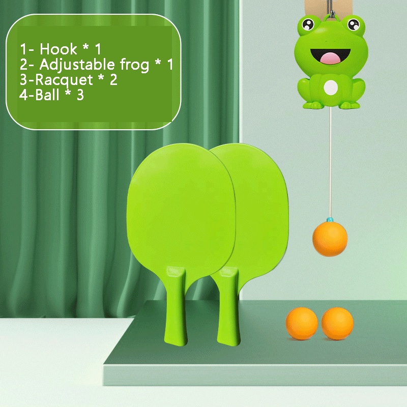 Beibeiyin Đồ Chơi Tập Bóng Bàn Tự Động Thu Gọn Cho Bé