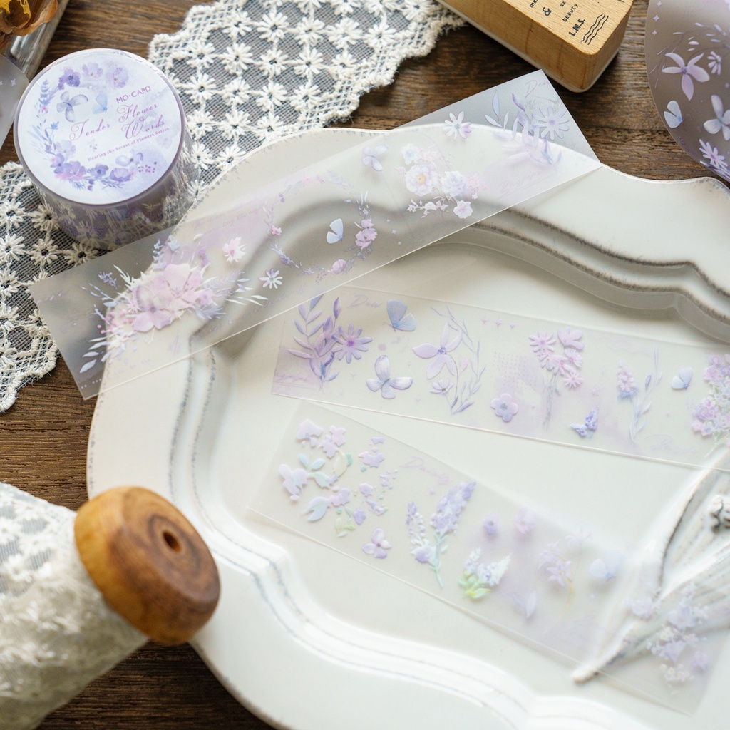 Enwei Cuộn Băng Dính pet washi 30mm * 2M  Hình Thú Cưng Trang Trí Sổ Lưu Niệm