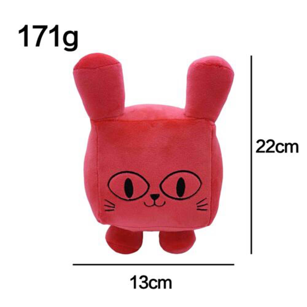 New Red Titanic Balloon Cat Plush Toy Pet Simulator X Big Games Soft Doll Kid Gift