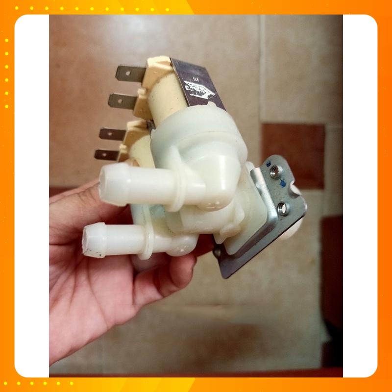 Van cấp đôi máy giặt LG Samsung 220V valve điện từ cấp nước mg sámung  hàng Mới