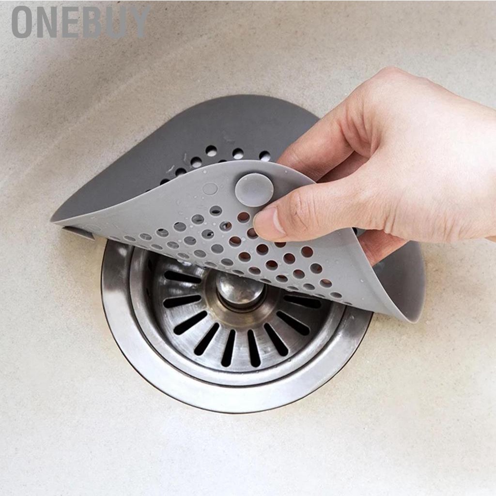 Onebuy Shower Drain Cover  Mesh Filter Hair Catcher for Bathroom