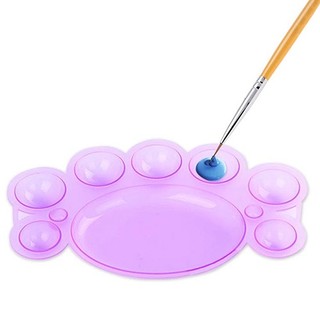 Set 2 Bảng Pha Màu Sơn Móng Hình Dấu Chân
