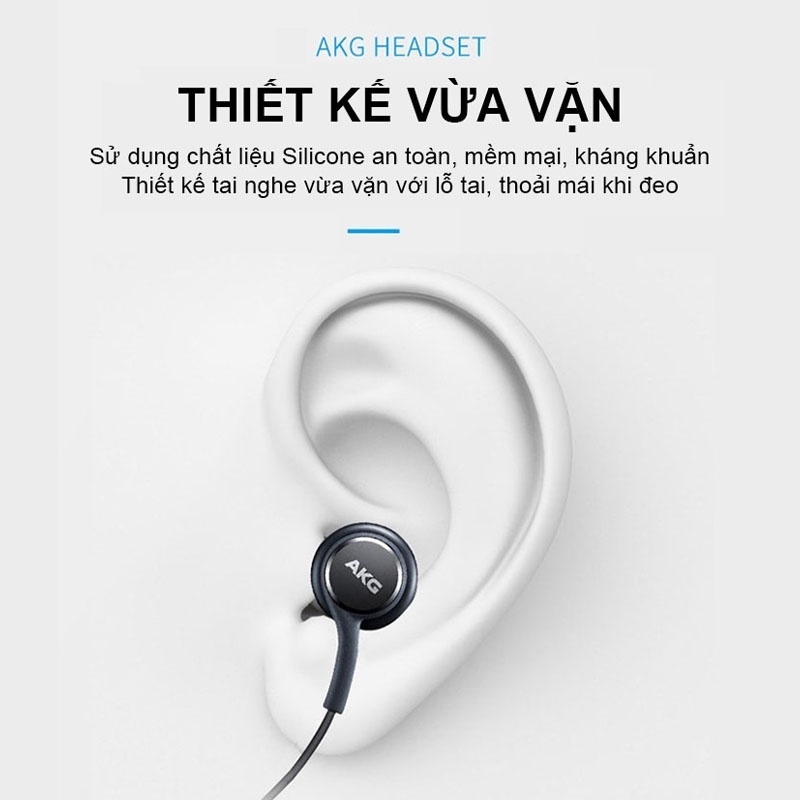 Tai nghe AKG cho Samsung Galaxy S10 - Hàng Chính Hãng