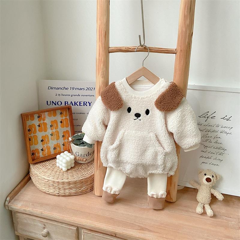 Quần áo trẻ em bộ body dài tay bodysuit áo liền quần bộ đồ liền thân Babyshop88 cho bé trai bé gái M8.12.23-1