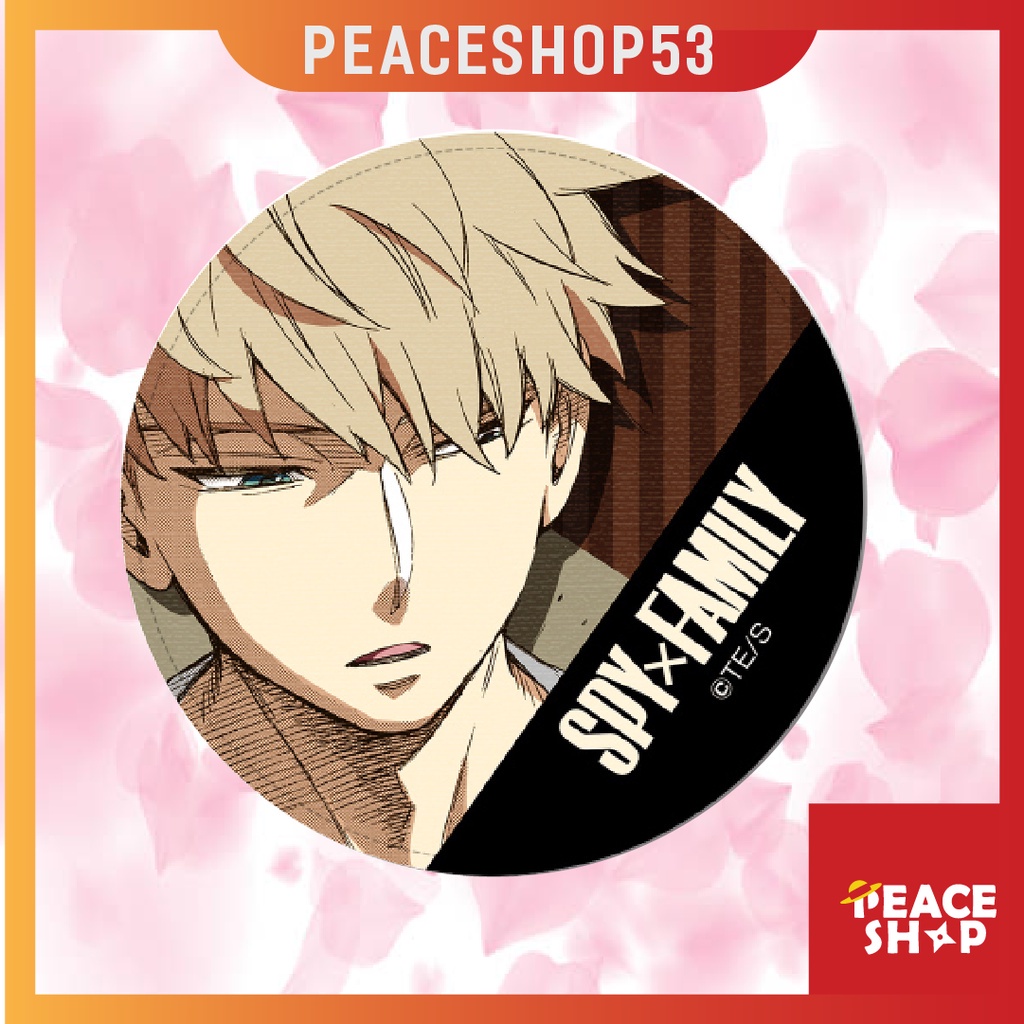 Huy hiệu Spy x Family  Lấp Lánh Huy Hiệu Anime Spy x Family Phụ Kiện Anime Manga Ver 2 HH06