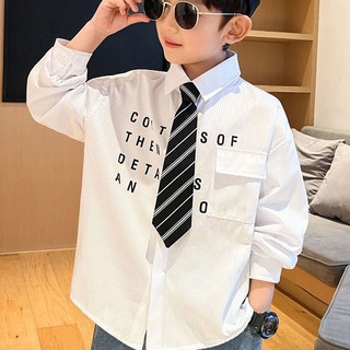 Áo sơ mi dài tay phong cách hàn quốc mới cho bé trai