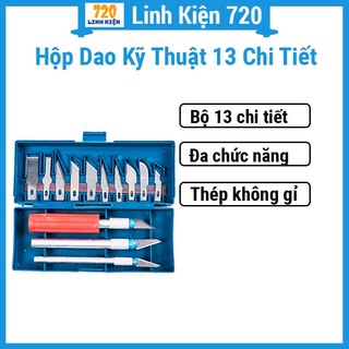 Hộp dao khắc trổ kĩ thuật, chạm tỉa gỗ, giấy, tượng, dao mổ, điêu khắc, lưỡi đa năng thân kim loại