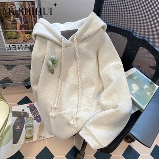 MUSHIHUI Áo Khoác hoodie áo khoác nữ zip hoodie unique Chất lượng cao High-quality casual WWY23C0B6E 50Z231214