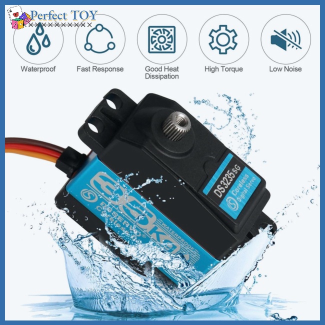 Sf Vô Lăng Điện Tử 5v ~ 7.4v 35kg Chống Thấm Nước Cho axial scx10 rr10
