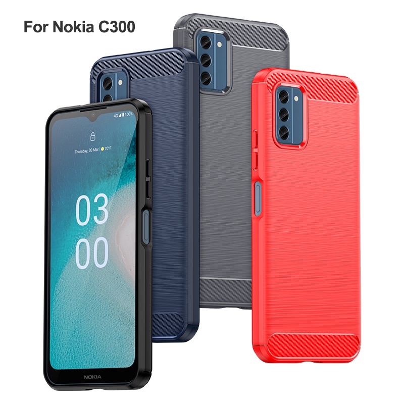 Ốp Chống Sốc Cho Nokia C12 Pro / Plus G10 G20 G50 G60 G21 G11 G22 G42 G310 X30 X100 X10 X20 XR20 Vỏ 