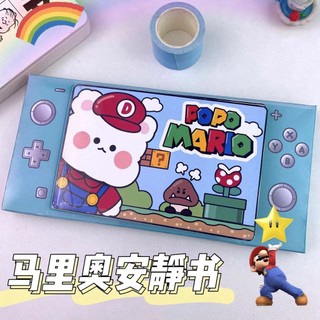 Sổ Tay Trò Chơi mario Yên Tĩnh diy Sáng Tạo quiet book nhà búp bê giấy wednesday addams cosplay ngôi nhà búp bê giấy nhà giấy búp bê lắp ráp ngôi nhà búp bê nhà cho búp bê giấy nhà búp bê giấy toca boca hình dán ngôi nhà búp bê