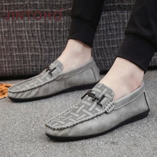 Jintoho Giày Lười Nam Thời Trang Hàn Quốc