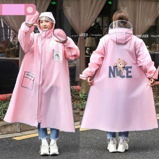 Áo mưa thời trang gấu nice nam nữ