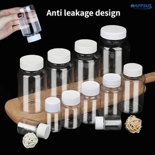 Chai nhựa rỗng trong suốt có nắp vặn tiện dụng