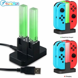  Set 2024New] Bộ Sản Phẩm Trang Sức Đế Sạc Có Đèn LED Cho Máy Chơi Game Nintendo Switch Joy Con
