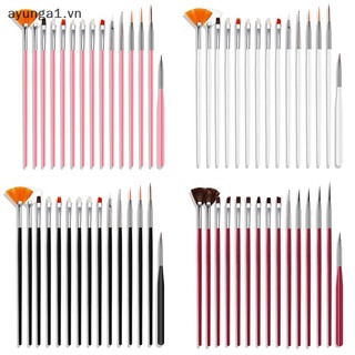 Set 15 Cọ Vẽ Móng Tay Nghệ Thuật